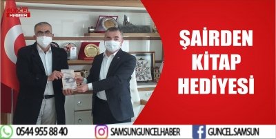 ŞAİRDEN KİTAP HEDİYESİ