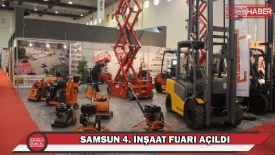 Samsun 4. İnşaat Fuarı açıldı