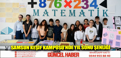 SAMSUN KEŞİF KAMPÜSÜ’NDE YIL SONU ŞENLİĞİ