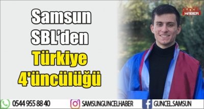  Samsun SBL’den Türkiye 4'üncülüğü 