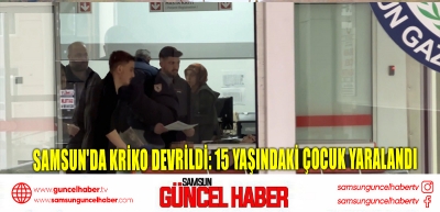 Samsun'da Kriko Devrildi: 15 Yaşındaki Çocuk Yaralandı