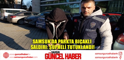 Samsun'da Parkta Bıçaklı Saldırı: Şüpheli Tutuklandı!