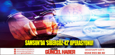 Samsun'da 'Sibergöz-42' Operasyonu!