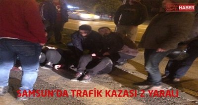 Samsun'da Trafik Kazası