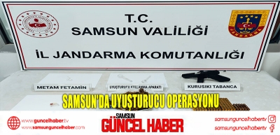 Samsun'da uyuşturucu operasyonu