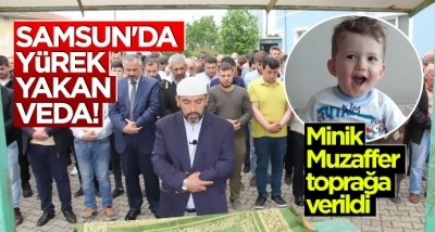 Samsun'da yürek yakan veda!