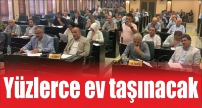 Samsun'da yüzlerce ev taşınacak 