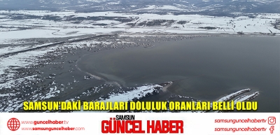 Samsun'daki barajları doluluk oranları belli oldu