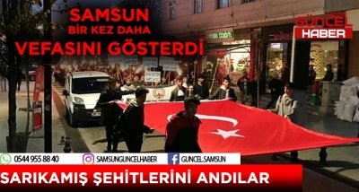 SARIKAMIŞ ŞEHİTLERİNİ ANDILAR