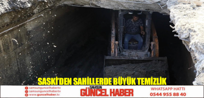 SASKİ’DEN SAHİLLERDE BÜYÜK TEMİZLİK