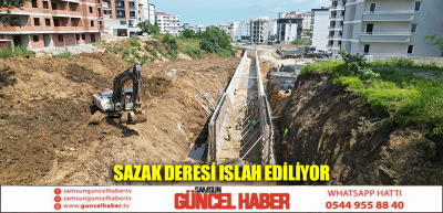 SAZAK DERESİ ISLAH EDİLİYOR