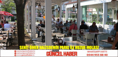 Şehit Ömer Halisdemir Parkı ile huzur molası