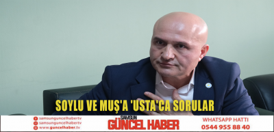 SOYLU VE MUŞ'A 'USTA'CA SORULAR