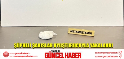 Şüpheli şahıslar uyuşturucuyla yakalandı