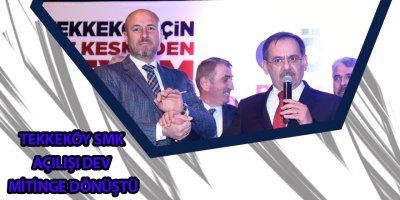 TEKKEKÖY SKM AÇILIŞINDA TOGAR’DAN GÖVDE GÖSTERİSİ