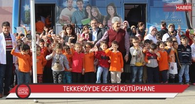 Tekkeköy’de 30 binin üzerinde kitap 10 bin öğrenciyle buluştu