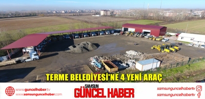 Terme Belediyesi'ne 4 yeni araç