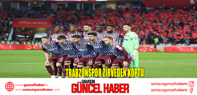 Trabzonspor zirveden koptu