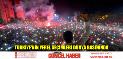 Türkiye'nin yerel seçimleri dünya basınında