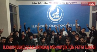 Ülkü Ocaklarından Mehmetçiklere Fetih Süresi Okundu