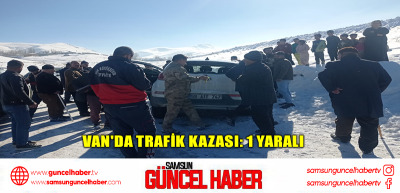 Van'da trafik kazası: 1 yaralı