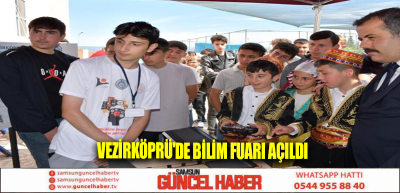 Vezirköprü'de bilim fuarı Açıldı