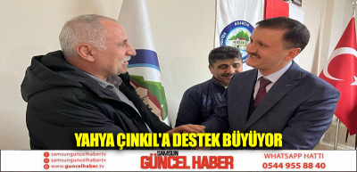 Yahya Çınkıl'a destek büyüyor