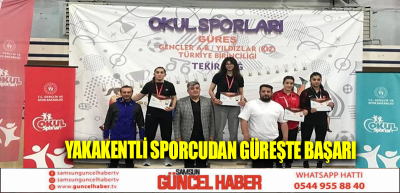 Yakakentli sporcudan güreşte başarı