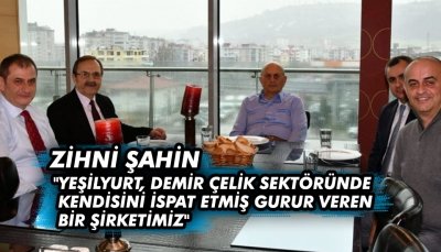 ZİHNİ ŞAHİN, CEMAL YEŞİLYURT'UN MİSAFİRİ OLDU