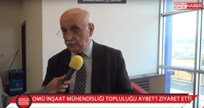 AtabekTv - Omü İnşaat Mühendisliği Topluluğu Aybet'i Ziyaret Etti